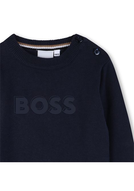Pull con logo HUGO BOSS KIDS | J52868849